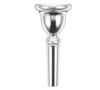 DOITOOL Replacement Euphonium Mouthpiece Lasting Luster and Good Feel Copper Musical Instrument Accessory Silver Finish and Students and Beginners Playing Brass Instruments for Students