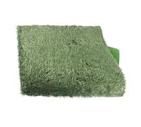 DOITOOL Reptile Carpet Fake Lawn Pet Terrarium Liner Reusable Cotton Green | Absorbent Bedding for Reptiles and Pets, Crawl Pets Mat for Terrarium Use, Easy to Refresh