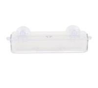 DOITOOL Reptile Food Dish Anti-escape Water and Feeding Basin Acrylic with Double Suction Cups, Easy to Clean Feeder Bowl for Lizards and Little Turtles for Terrarium Pets