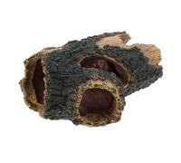 DOITOOL Resin Aquarium Log Hollow Tree Trunk for Fish Tank Decoration Naturalistic Resin Cave Hideout for Betta Fish Shrimp Reptiles Driftwood Ornament Enhancing Aquatic and Terrarium