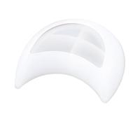 DOITOOL Resin Mold Silicone Tray Moon Design Mold for DIY Soap Dish and Jewelry Holder, Washable Suitable for Crafting and Decoration