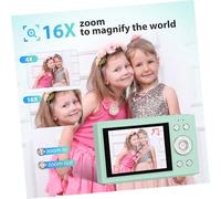 DOITOOL Retro Digital Camera Shoot with Storage Transfer -shake Zoom Compact Portable Vintage Style for Teens Travel Photography Green