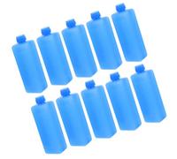 DOITOOL Reusable Ice Packs during Summer Outdoor 10pcs for Air Cooler, Blue Pe Material Cooling Blocks Portable Convenience and Reusable Design, for Providing Cool Relief Wherever You Go