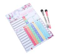 DOITOOL Reusable Reward Chart for Magnetic Behavior Chart with Fun Design for Boys for Chores and Incentives for Home Learning and Family Motivation