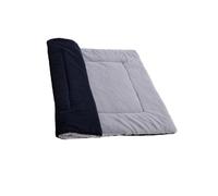 DOITOOL Reversible Navy Pet Cat Cushion Thickened Warm Floor Mattress Soft Sleeping Pad for Crates and Carriers Four-season Cushion S