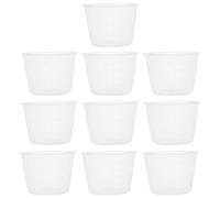 DOITOOL Rice Measuring Cups and Baking for Rice Cooker 10pcs with 80ml Capacity Pp Material Easy Cleaning and Burr-Free Design