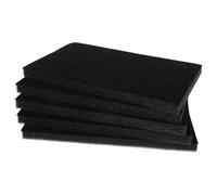 DOITOOL Ring Organizer Sponge Pads Jewelry Organizer Insert for Ring and Earring Display Sponge 5PCS Black Trade Shows and Photography Display Tray 8.27 X 5.12 X 0.51 in