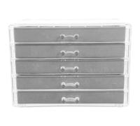 DOITOOL Rock Collection Display Case with Acrylic and Velvet Lining, Featuring Divided Compartments and Removable Divider for Elegant Storage and Display of Rocks and Minerals