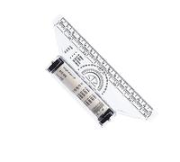DOITOOL Roller Ruler Parallel Drawing Ruler Plastic Multifunctional Drawing Tool Design and Drafting Convenient Movement White