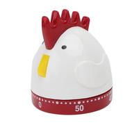 DOITOOL Rooster Food Timers Kitchen Cute Kitchen Timers Cartoon Color White