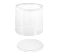 DOITOOL Round Bakery Case Round Cake Box with Lid, Cake Carrier Holder Containers Large, Transparent Cake Box Tall for Home Party, Holiday Party and Bakery 2 Tier Transparent Box (28cm)