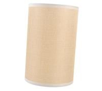 DOITOOL Round Fabric Table Lamp Shade Socket Minimalist Design for Desk Bedside Nightstand Warm Cozy Lighting Suitable for Bedroom Living Study Elegant Simple Home Decor Accessory