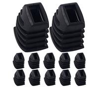DOITOOL Rubber Feet Anti-slip Non-slip Floor Feet for Drum Hardware and Cymbal Stands 12pcs with Impact Buffering Design for Singlebraced for Recordings and Rehearsals