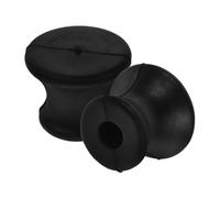 DOITOOL Rubber Tuning Fork Holders Black 2pcs Lightweight and Compact Accessories On-the-go Use for Sound Therapy and Chakra Healing for Tuning Forks