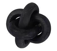 DOITOOL Rustic Wooden Chain Knot Decoration Hand-carved Wood Knot Craft for Home Office Living Wall Art Compact and Smooth Surface Decorative Ornament Idea