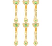 DOITOOL Ruyi Ornament Desktop Decor 6Pcs Small Size Metal Craft for Home Living Room Worship Supplies