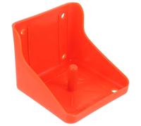 DOITOOL Salt Block Holder for Livestock Salt Licking Box for Sheep Cattle Feeding PE Red Convenient Feeding Easy to Mount Farm Use