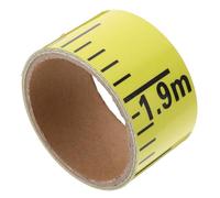 DOITOOL Saltwater Gauge Self Adhesive PVC Water Level Ruler Sticker Yellow Waterproof Metric Scale for Water and Electrical Engineering Applications