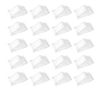 DOITOOL Sandwich Triangle Case 6X3.35X3.15 Inch Transparent Disposable Sandwich Packing Box for Cakes Snacks and on-the-Go Meals 50 Pack
