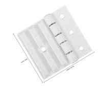 DOITOOL Sauna Door Hinge Replacement Part Plastic Hinge for Steam Doors Easy Installation Smooth Polished Surface
