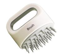 DOITOOL Scalp Massage Brush Shampoo Brush Deep Cleanse Scalp Dirt Stimulate Silicone Handheld Design for Traveling Gym Bag Shower Massager