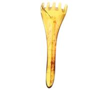 DOITOOL Scalp Massage Tool Scalp Scraping Tool Resin Hand-Carved Comfortable Five-Claw Design Brown Suitable for Outdoor Use and Family Relaxation