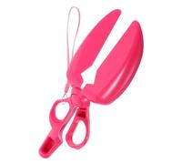 DOITOOL Scissor Type Pooper Scooper for Dogs Portable Pet Waste Picker with Thick Handle Plastic Material One-handed Operation Convenient Litter Cleaning Tool for Dog Walking Random Color