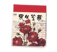 DOITOOL Scrapbooking Cardstock Paper Pads ： 365sheets Vintage Flower Scrapbooking Paper Pack of Decorative Material for DIY Projects Retro Patterns for Journaling and Crafting for Albums and Collages