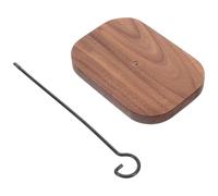 DOITOOL Self-Adhesive Hanging Planter Bracket with Wood and Iron Construction, Versatile Hanging Hook for Garden and Outdoor Use, Suitable for Planters and Wind Chimes with Complete Set