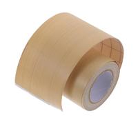 DOITOOL Self-Adhesive PVC Wall Baseboard Molding Trim Flexible Skirting Board Covers with Natural Wood Grain Pattern Peel and Stick Decorative Wall Edging for Living Bedroom Hallway