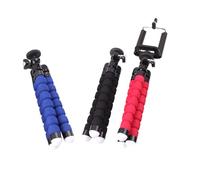 DOITOOL Selfie Travel Tripod Phone Holder for Mobile Phone ABS and Sponge Flexible Octopus Style Lightweight Stand with Removable Link Attachment for Outdoor Adventures