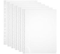 DOITOOL Sheet Protectors for Binders 100pcs with 11 Pre-Punched Holes Top-Loading Plastic Sleeves Made of Rip-Resistant Pp Material, Effortless Insertion, for Office and School Document