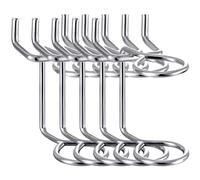 DOITOOL Shelf Bracket Shelf Bracket 5pcs Pegboard Tools Holders Stainless Steel Plier Holder Double-Ring Screwdriver Organizer Racks for Home Shop Metal Brackets Kitchen Utensils Holder