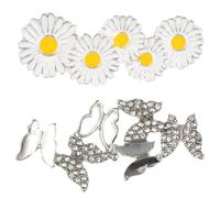 DOITOOL Shoelace Decor with Fine Workmanship 2pcs Charm Buckle Alloy Shoe Clip Delicate and Design for Shoes for Party and Family Gatherings