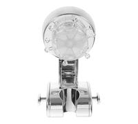 DOITOOL Shower Head Holder Suction Cup Plastic Silver No-Drill Removable Mount for Bathroom, Adults