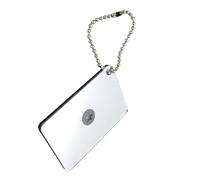 DOITOOL Silver Acrylic Signaling Mirror for Emergency Use and Signal Transmission, Sturdy Camp Mirror for Outdoor Tools, for Camping and Hiking Survival Situations