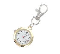 DOITOOL Simple Casual Pocket Watch for Nurses with Hanging Hook, Stainless Steel and Glass Material, Easy to Watch the Time and Decorative Effect, Portable Design for People Who Work