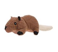 DOITOOL Small Brown Stuffed Squirrel Dog Chew for Puppies, Teething Molar Plush with Squeaky Sound, Soft Pet for Small Dogs’ Biting and Chewing Activities