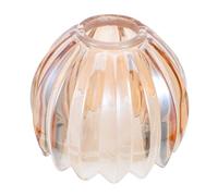 DOITOOL Small Glass Tulip Lamp Shade Replacement for Mini Table Lamps and Vanity, Decorative Vintage Flower Lampshade with Easy Maintenance, Classic Artistic Style, Ceiling Fan Light Cover