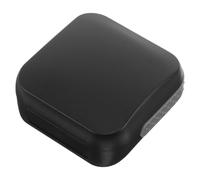 DOITOOL Small Hearing Aid Case with Accurate Fit and Cushioned Protection, Hard Pocket Storage Organizer Made of Sponge, Abs and PVC, Compact Size 6.00x6.00x2.00cm for Outdoor and Commutes