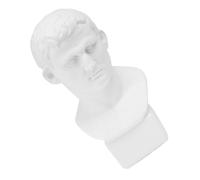 DOITOOL Small White Resin Bust Ornament with Stable Structure and Compact Design, Classic Modern Character Statue Decoration for Home Office Or Desktop Art Display