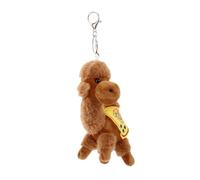DOITOOL Soft Plush Camel Keychain Cuddly Doll Charm for Backpack Handbag Pendant Souvenir with Luxurious Texture and Cozy Feel