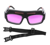 DOITOOL Solar Auto Darkening Welding Glasses with Impact Resistant Lenses Lightweight Safety Goggles for Electric Arc Gas Shielded Welding Cutting and Grinding Work Comfortable Fit for