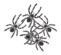 DOITOOL Spider Fabric Embroidered Appliqué Black Sew on Patch 5 Pcs DIY Sewing Spider Patch for Clothes and Dresses for Attending Parties and Banquet