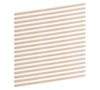 DOITOOL Square Wooden Dowel Rods Beige Wood Material for Crafts 50pcs with Sturdy Structure and Easy to Sand Unfinished Wood for Architecture Model Making and Educational Projects