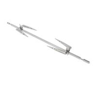 DOITOOL Stainless Steel Air Fryer Forks Grilled Chicken Fork Set for Home Barbecue and Picnic Adjustable Thumb Screw Durable Kitchen Grill Tool 13.46In