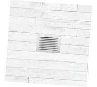 DOITOOL Stainless Steel Air Vent Grille Square Louvered Ventilation Cover for Home Office Bathroom with Material Easy Install Protective Airflow Panel