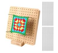 DOITOOL Stainless Steel Crochet Rod Pins 20 Pieces 4 Inch Locking Pins for Knitting Needle Stoppers and Blocking Board Accessories for Craft Projects