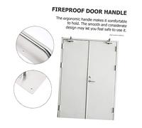 DOITOOL Stainless Steel Door Pull Handle Heavy Duty Classic Square Push Knob with Screws for Interior Doors Cabinets Hotels Corrosion-Resistant Safety Hardware
