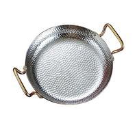 DOITOOL Stainless Steel Double Handle Flat Pan for Daily Cooking Hot Pot Seafood Paella Safe Smooth Design for Home Kitchen Compatible with Gas and Electric Stoves Easy to Clean Cookware